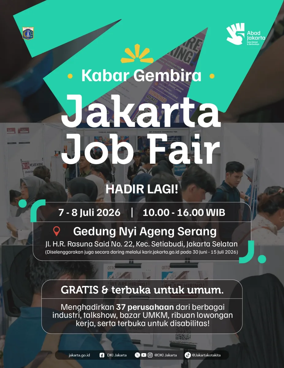 Job Fair Kabupaten Manggarai Barat 2026 (Suku Dinas TKTE Wilayah Kabupaten Manggarai Barat Barat) : 7-8 Juli 2026